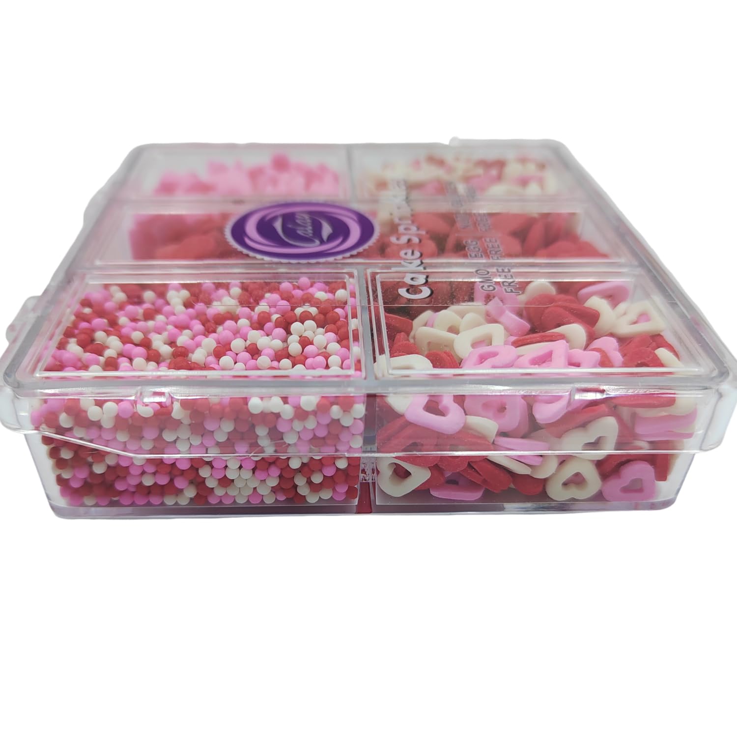EPHVODI Valentines Sprinkles ideal for decorating cakes and cupcakes.