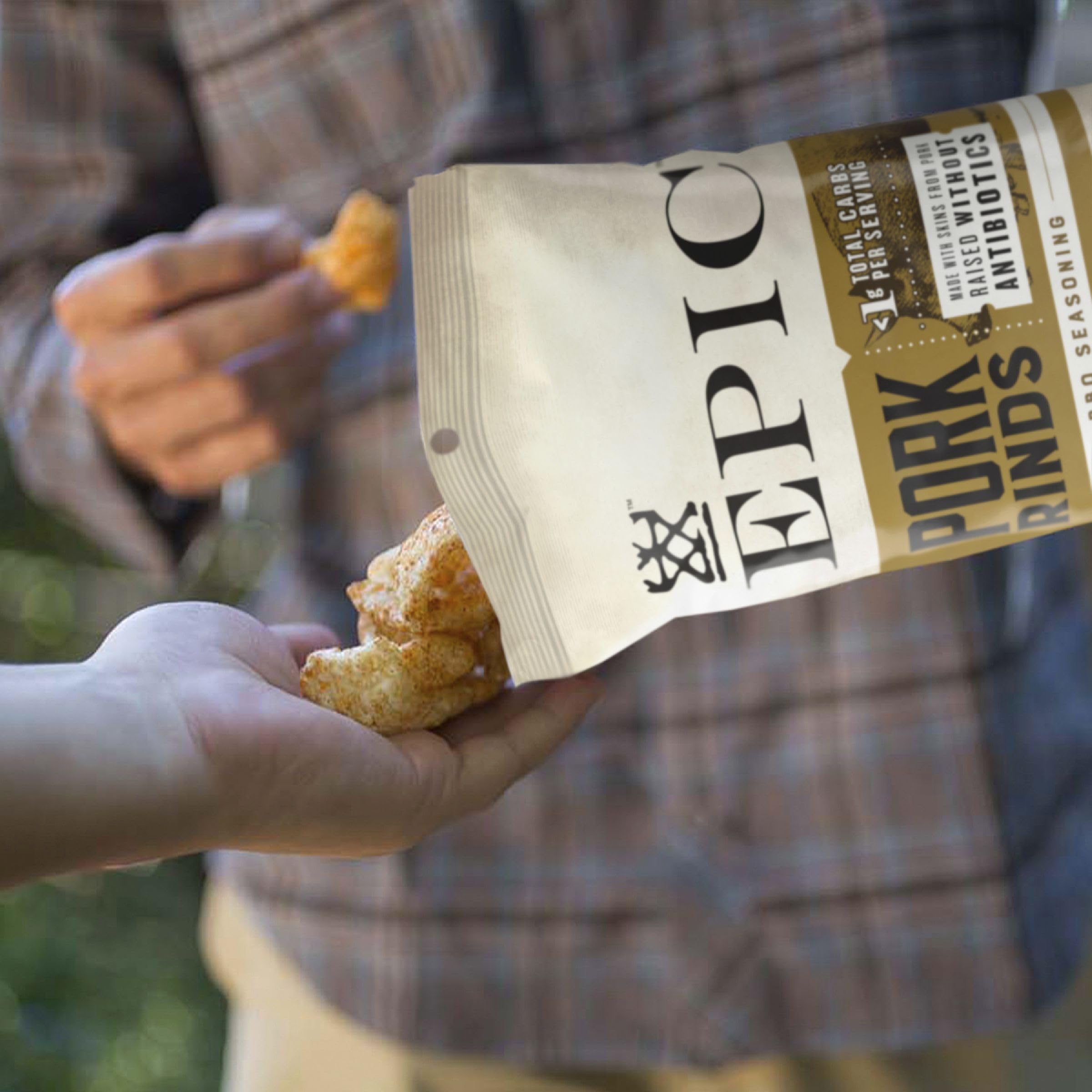 EPIC BBQ Seasoning Pork Rinds crumbled breadcrumb substitute use.