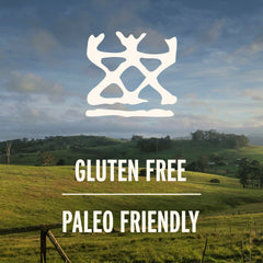 Ingredients highlight: grass-fed beef and pork with no hormones or antibiotics