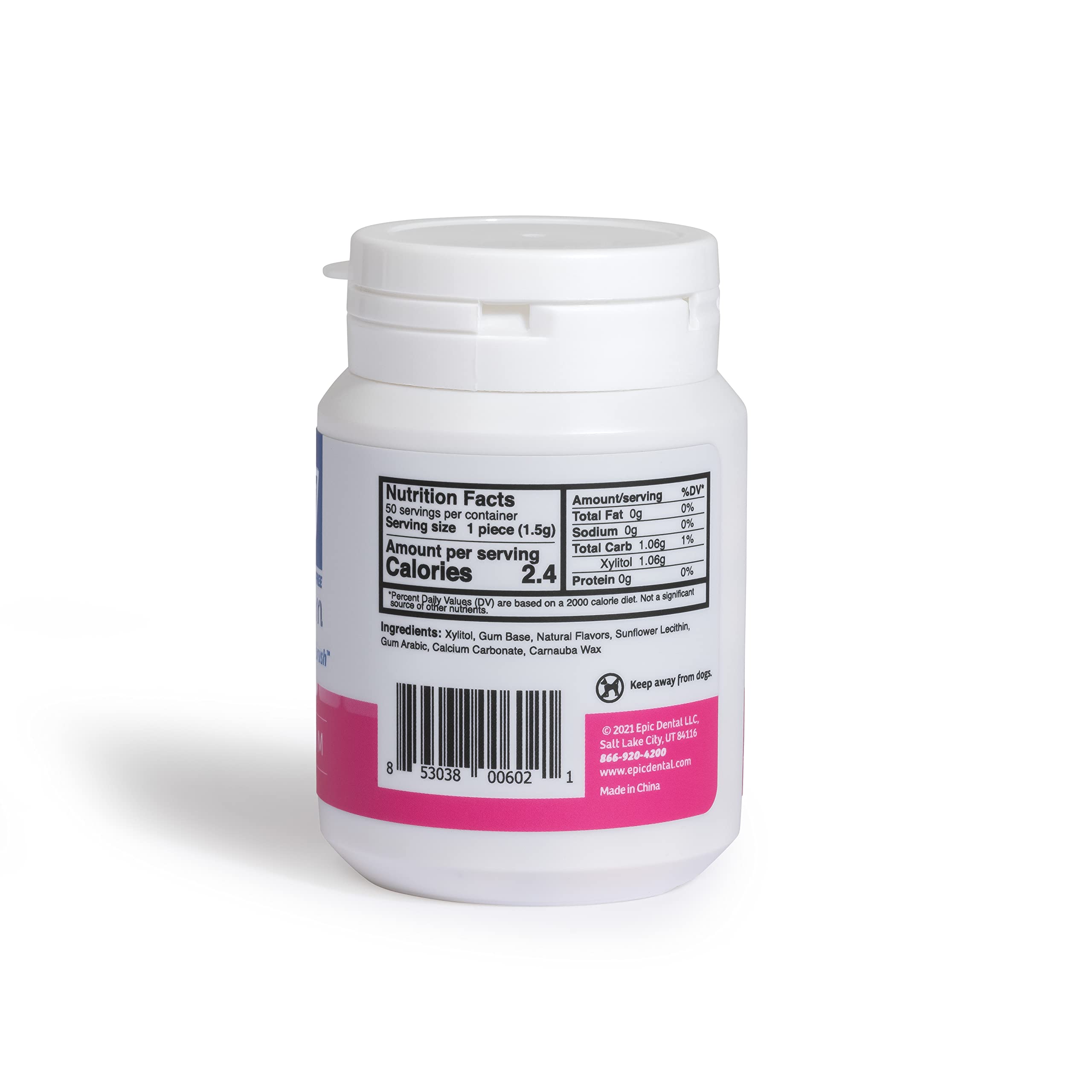 Epic Bubblegum flavor visual conveys long-lasting taste.