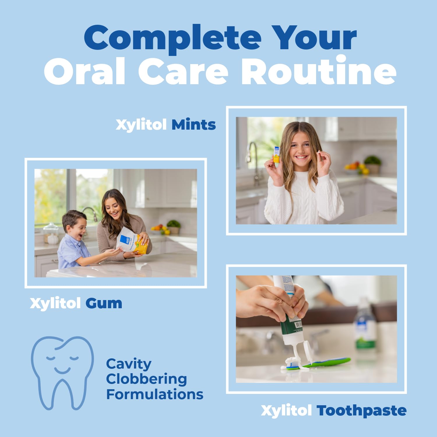 Epic dental gum breath freshness scene suggesting quick post-meal refreshment.