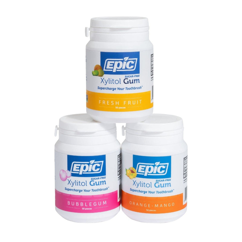 Epic Gum fresh fruit flavor display promotes on-the-go refresh