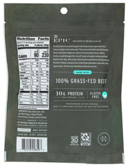 Close-up of Epic Jerky Lvr Bites texture and premium ingredients