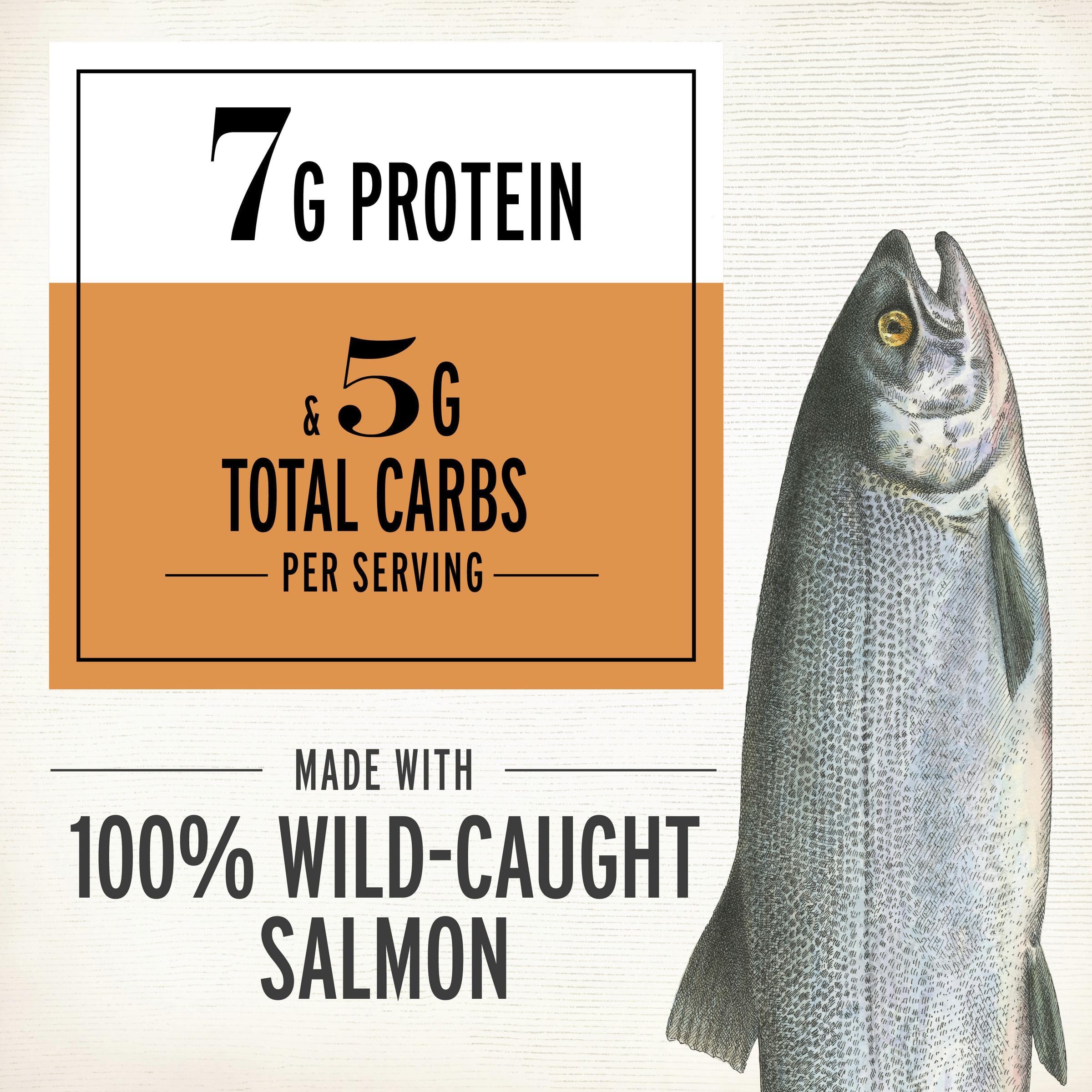 EPIC Smoked Salmon Snack Strip closeup reveals flaky texture and smoky aroma