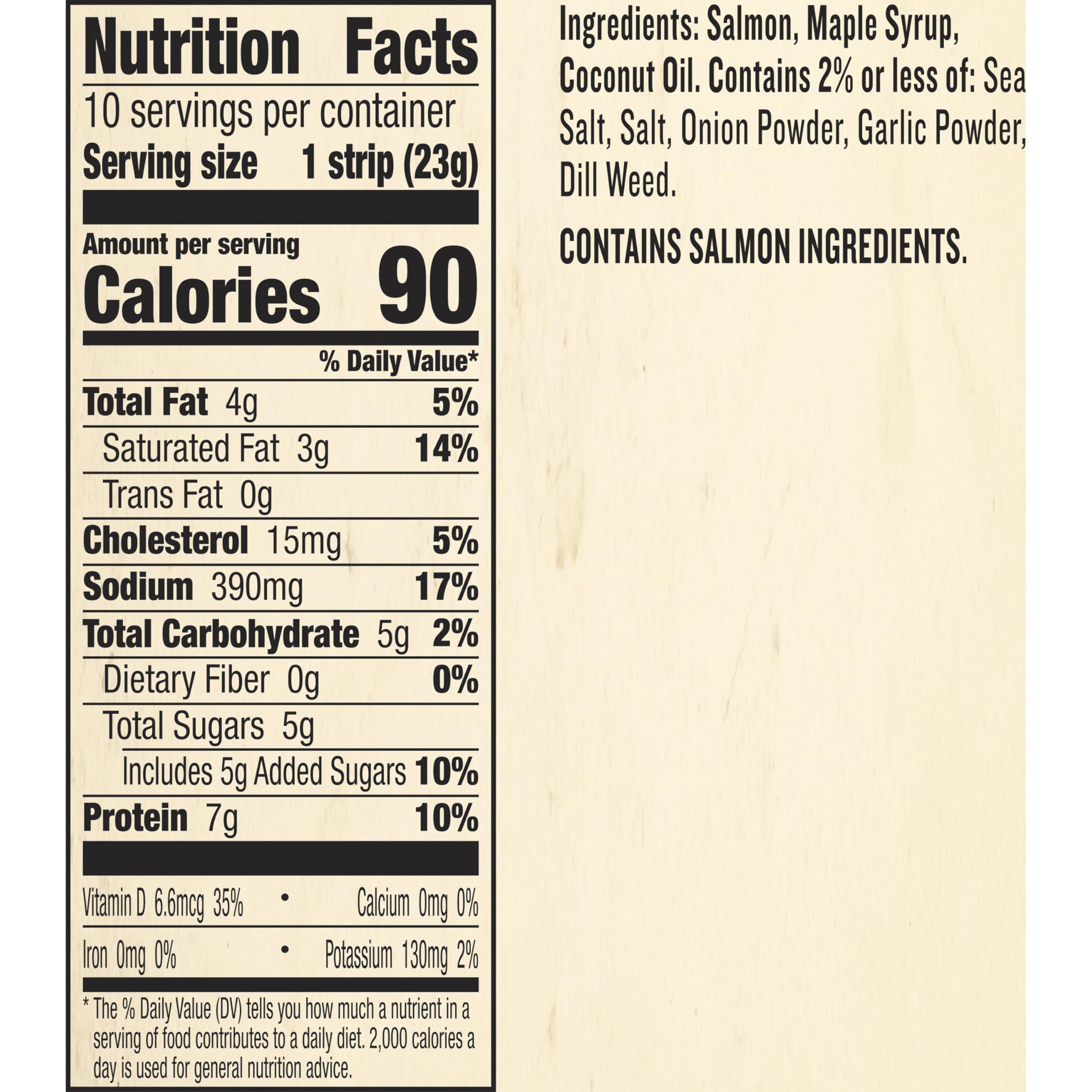EPIC Smoked Salmon Snack Strip serving shows quick, convenient nourishment for busy days
