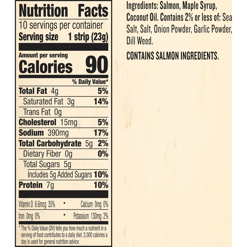 EPIC Smoked Salmon Snack Strip serving shows quick, convenient nourishment for busy days