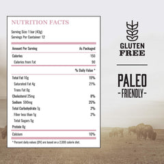 Epic Uncured Bacon Bar close-up highlights smoky, savory texture and premium pork.
