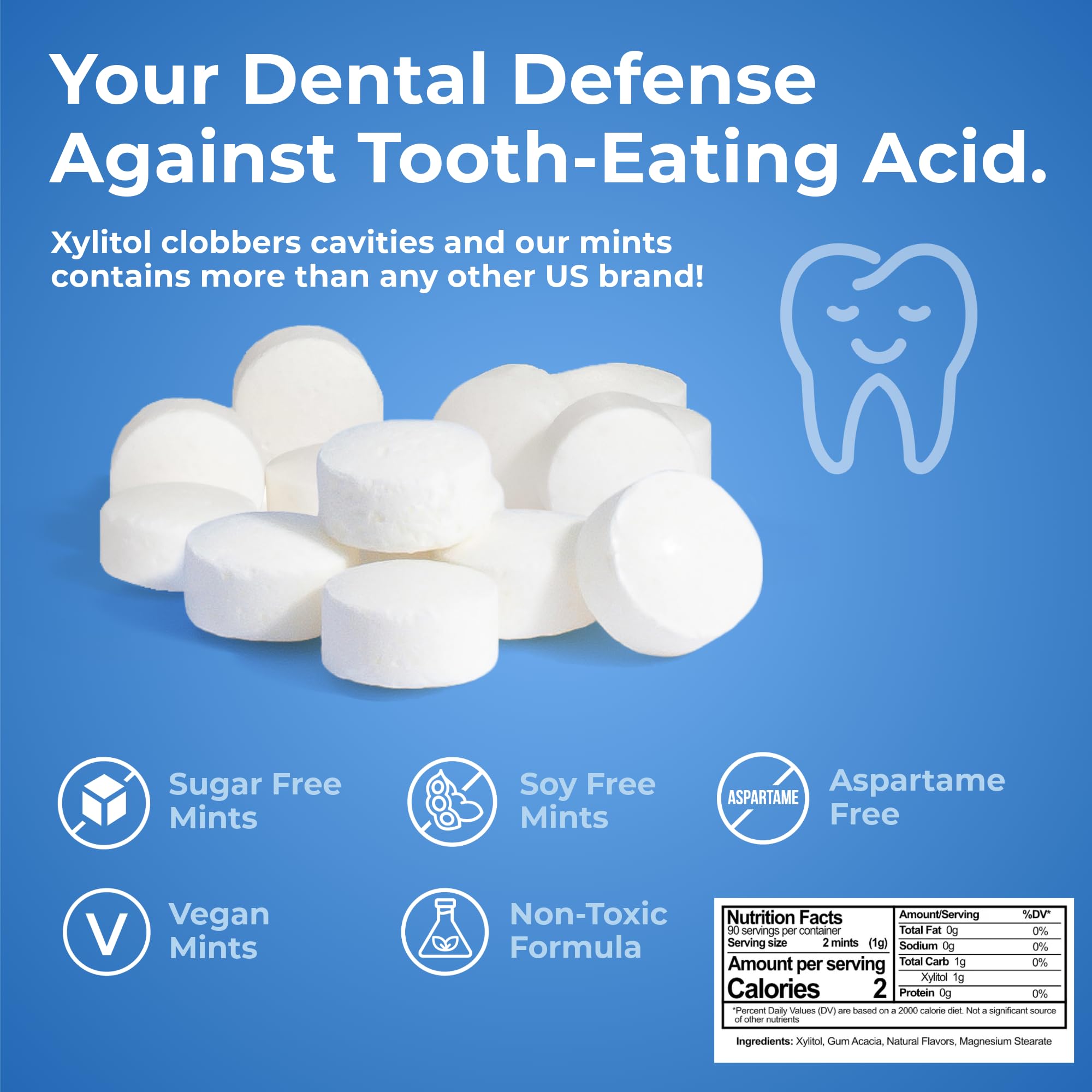 Epic Xylitol Mints Cinnamon cavity-fighting flavor boost