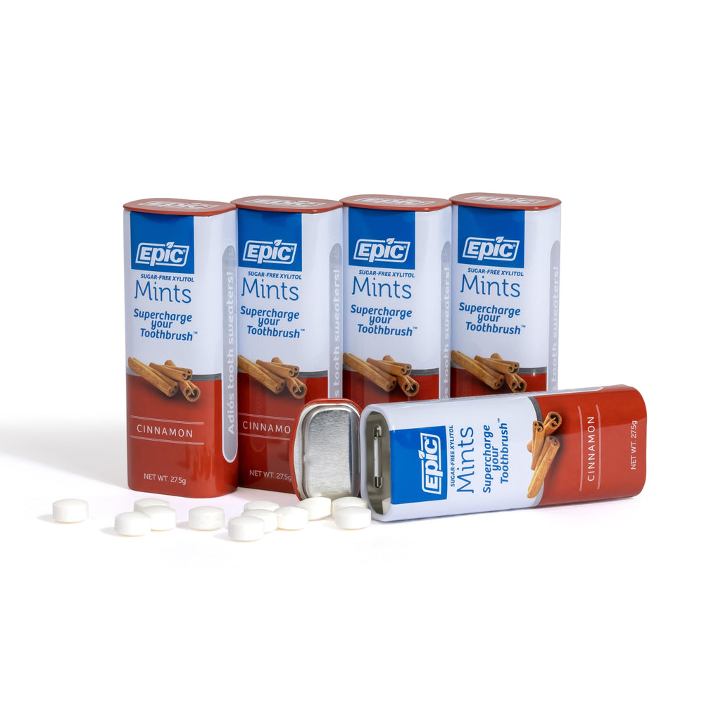 Epic 100% Xylitol Mints Cinnamon fresh breath ritual anywhere