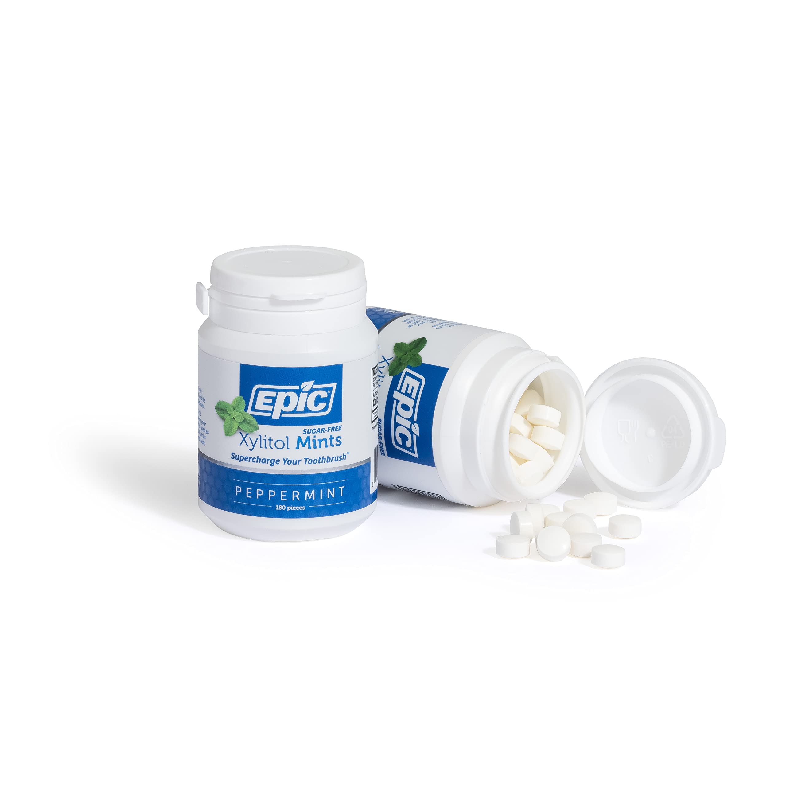 Epic Xylitol Mints on-the-go pocket pack for travel.