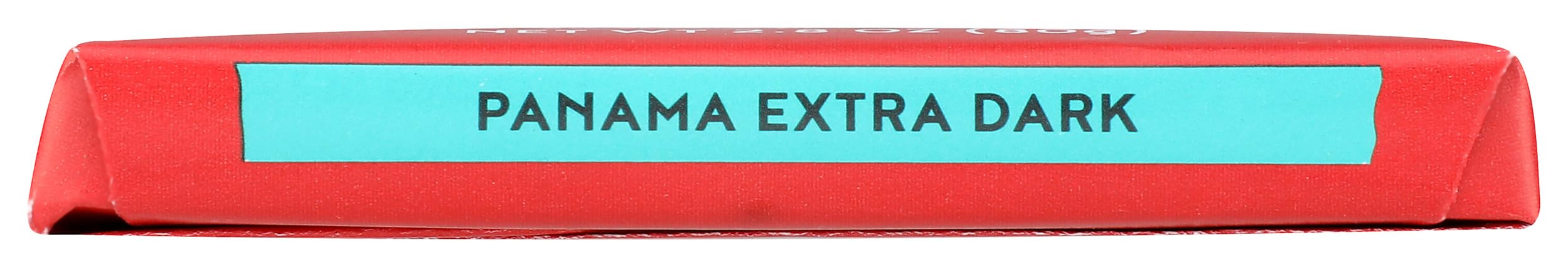 Label on Equal Exchange Organic Panama Extra Dark chocolate showcasing organic certification