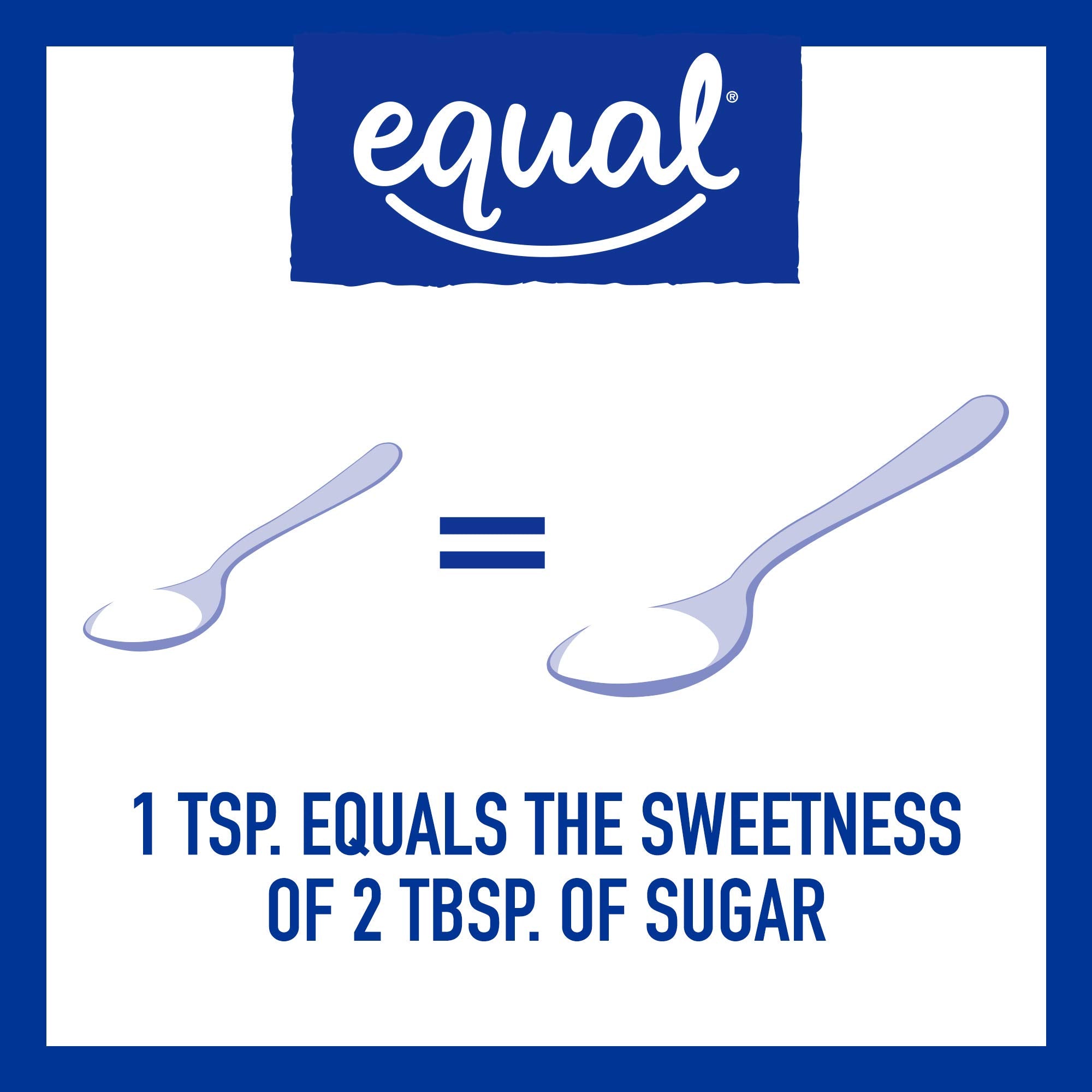 Equal powder added to smoothies for flavor without extra sugar.