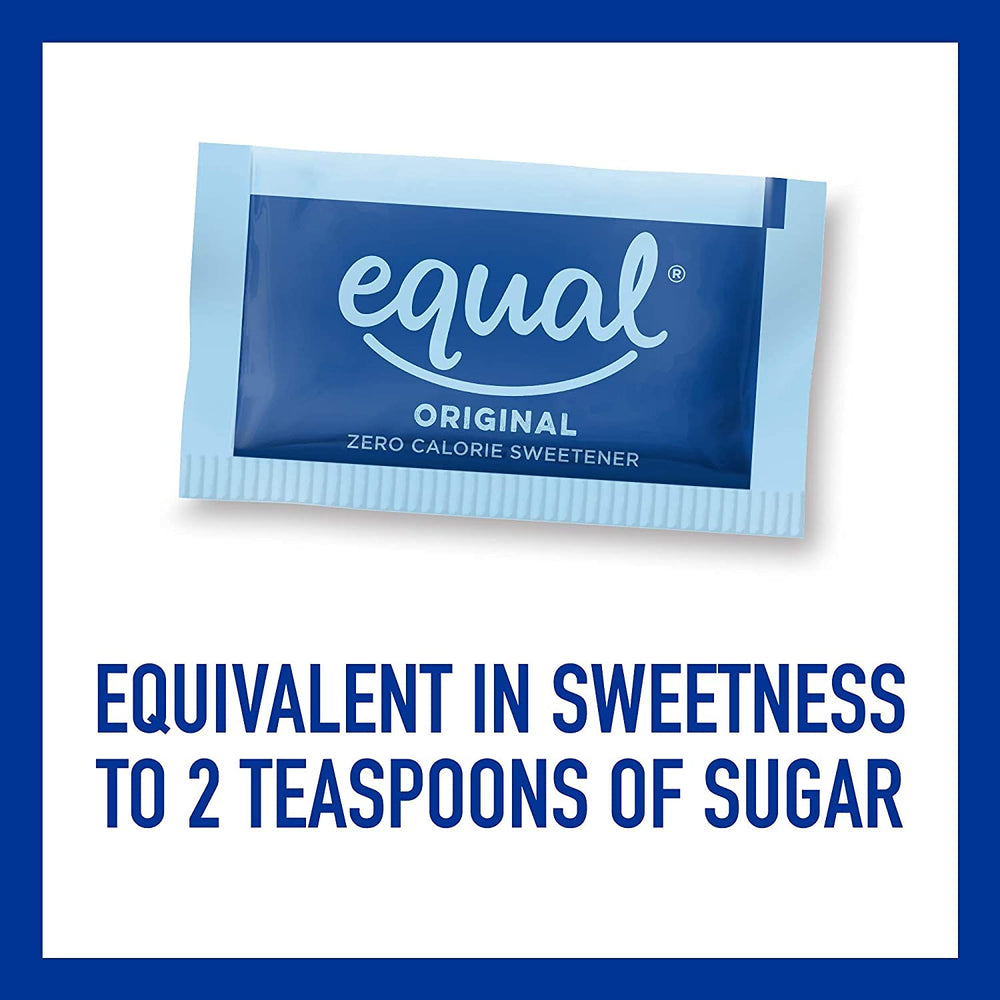 Equal Sugar Packets ideal for workplace coffee and tea routines.