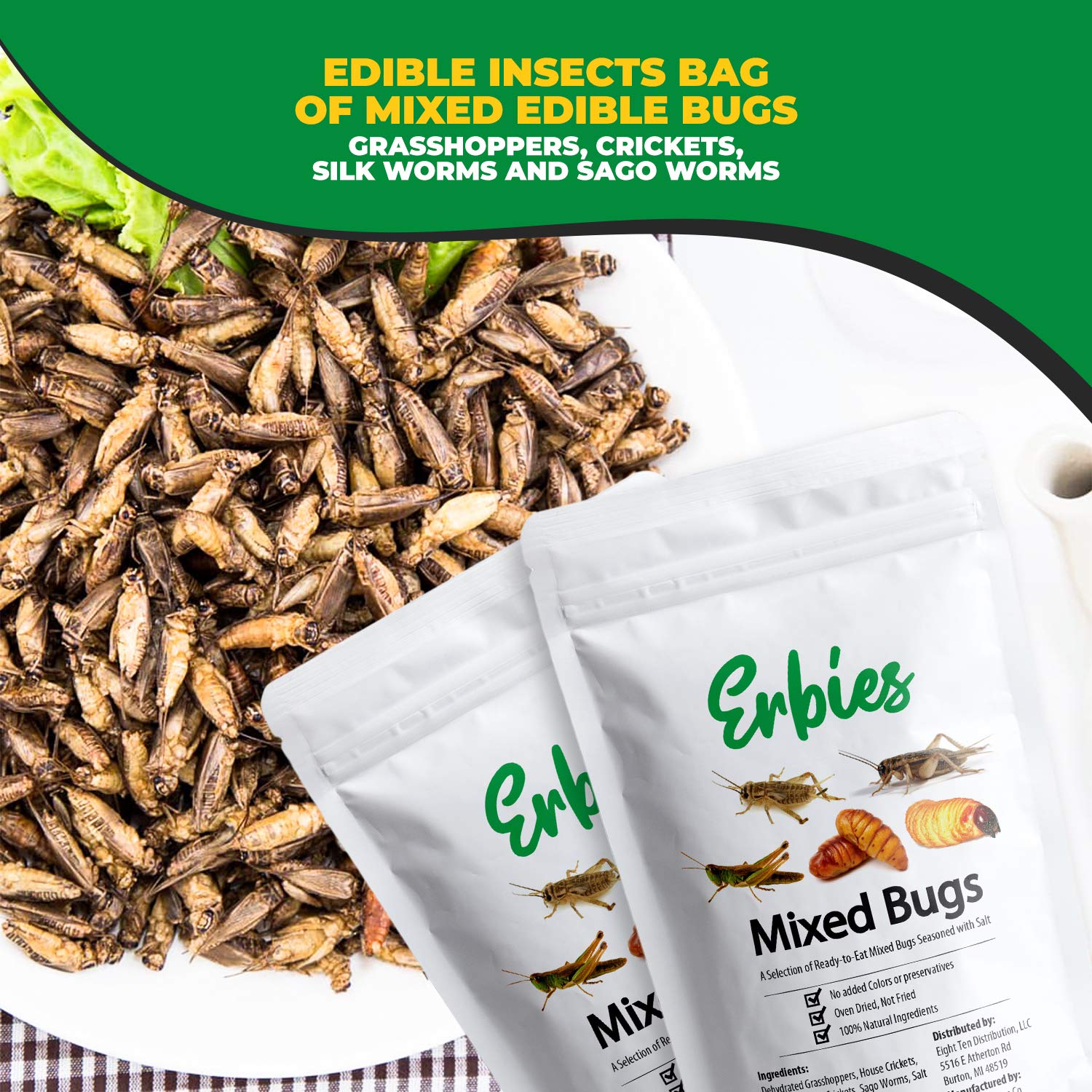Erbies GAP-certified farms ensure clean, safe ingredients in every bag.