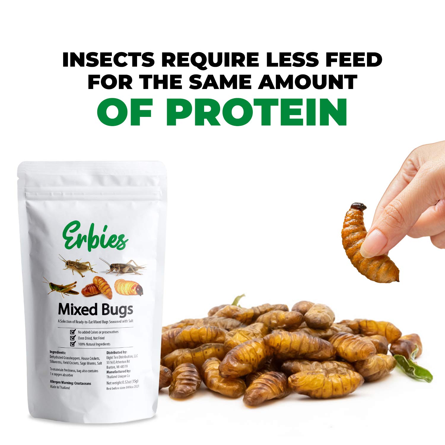 Erbies protein-packed snacks ideal for on-the-go energy during busy days.