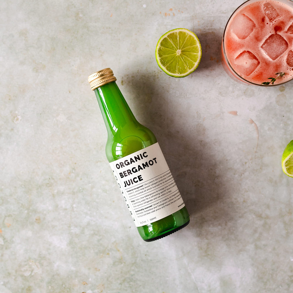Erbology bergamot juice pour ready to mix with water for refreshing flavor