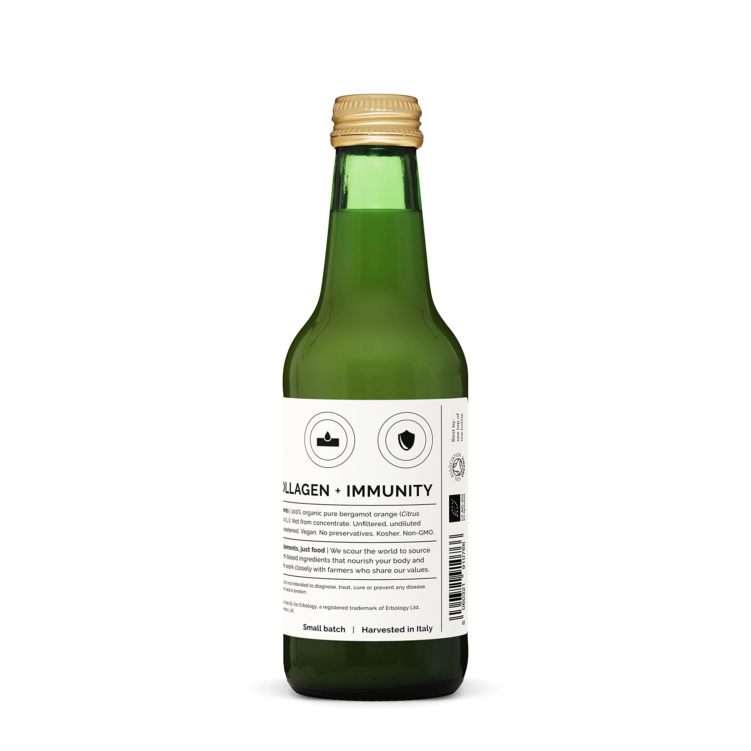 Erbology bergamot juice ready-to-drink scene suggests versatile culinary uses