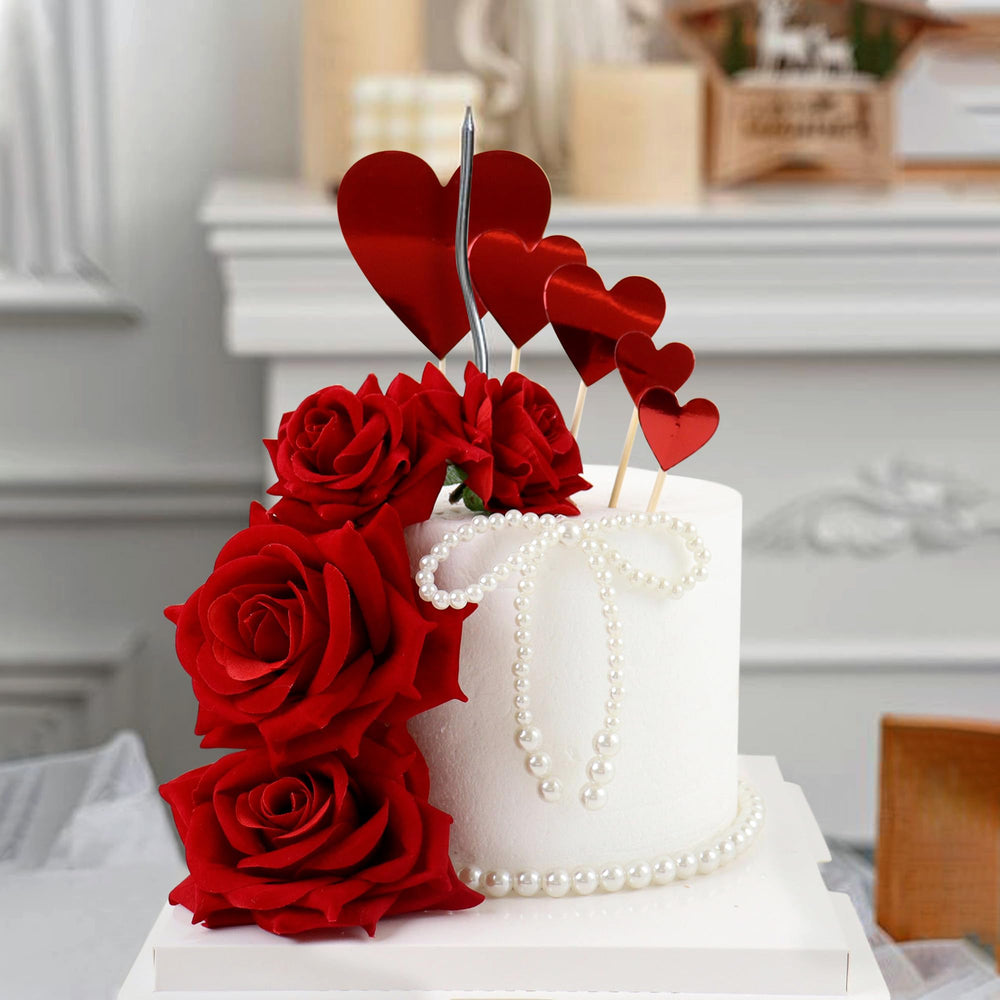 Ercadio 3D rose cake toppers create dimensional blooms for celebrations.