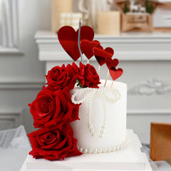 Ercadio 3D rose cake toppers create dimensional blooms for celebrations.