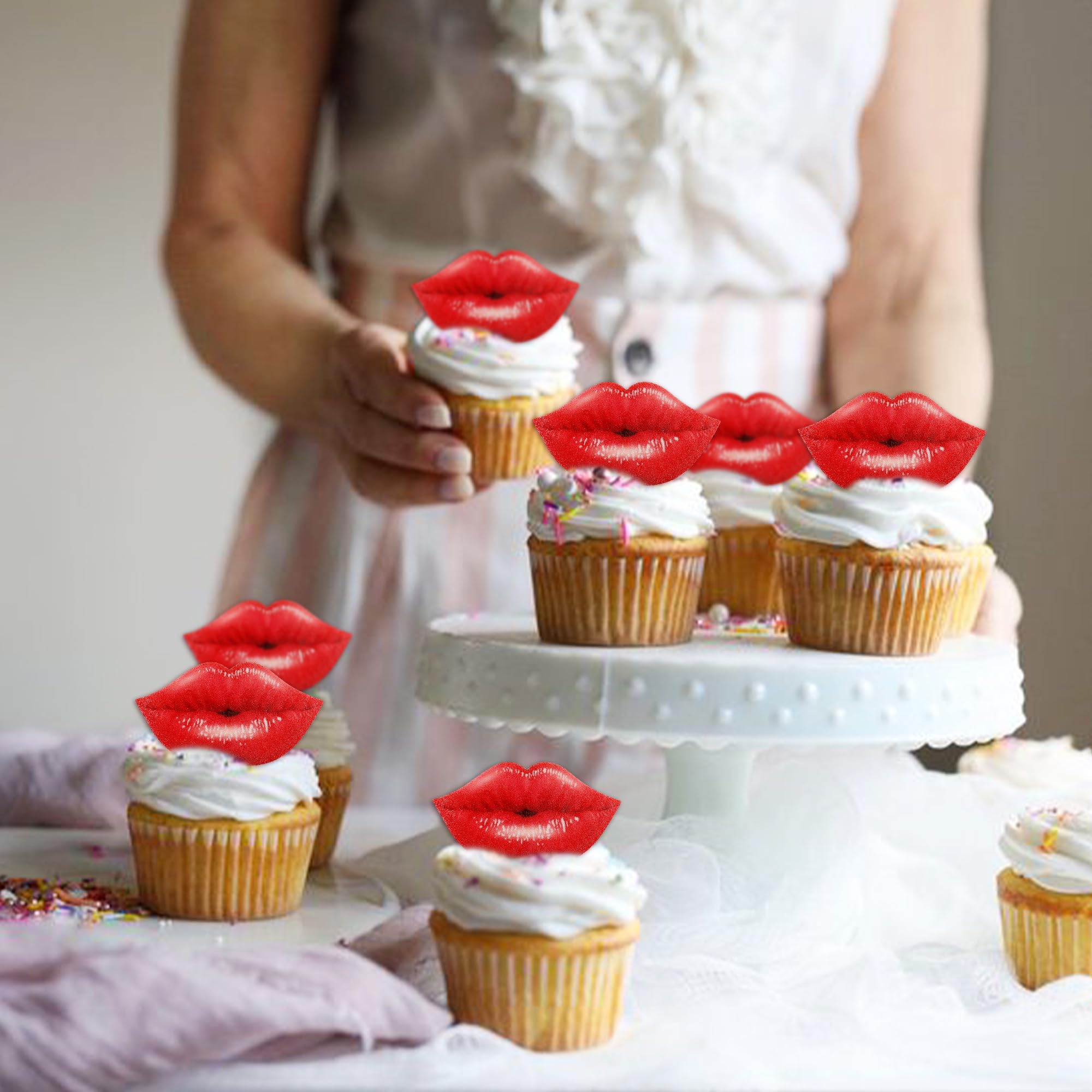 Ercadio bachelor party cupcake toppers for playful, stylish sweets