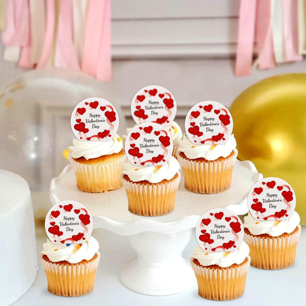 Ercadio cupcake drink picks brighten Valentine’s treats and displays.
