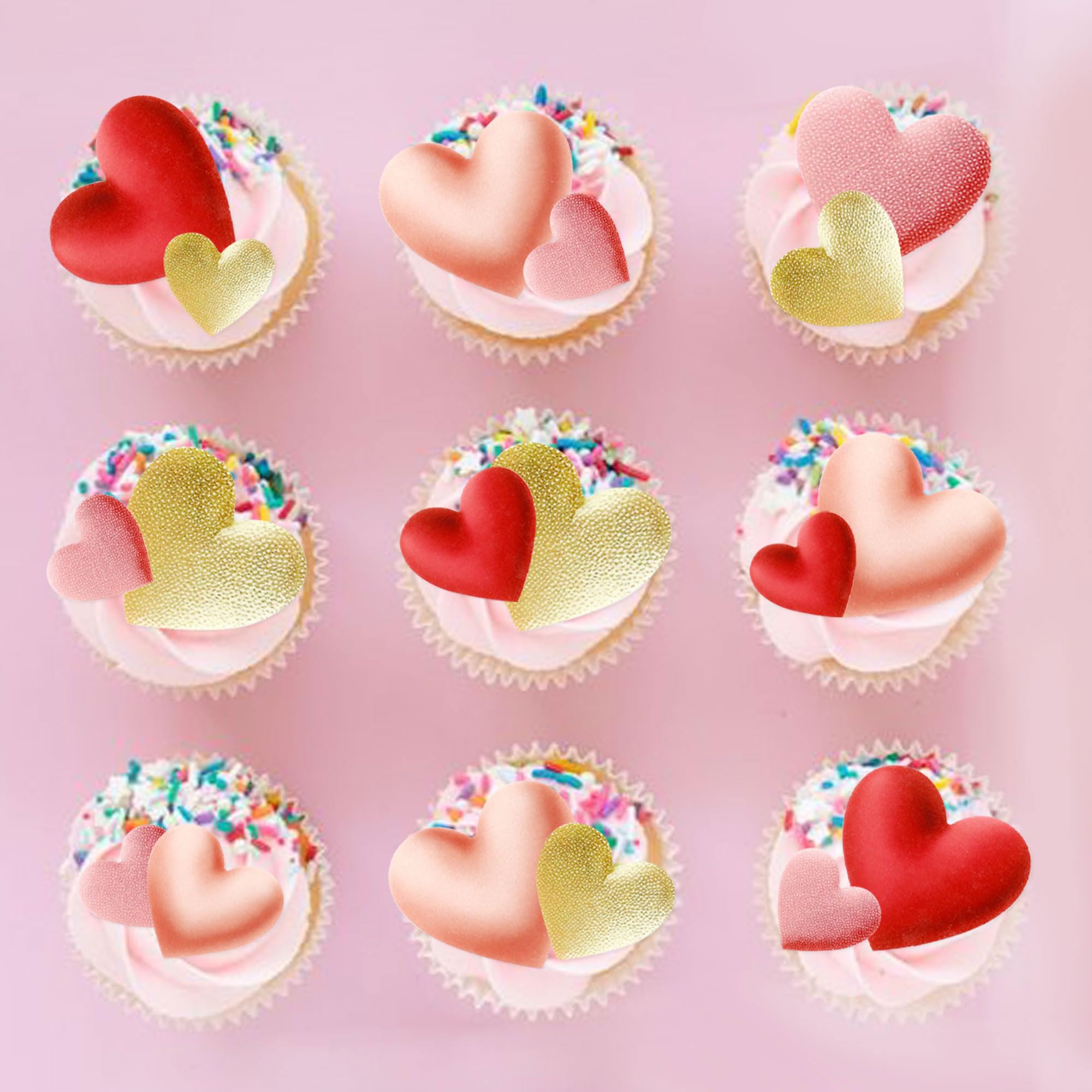 Pre-cut toppers insert directly into cakes for quick decorating