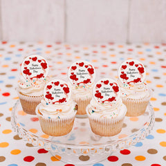 Ercadio heart toppers suit ice cream, fruits, and cheese platters.