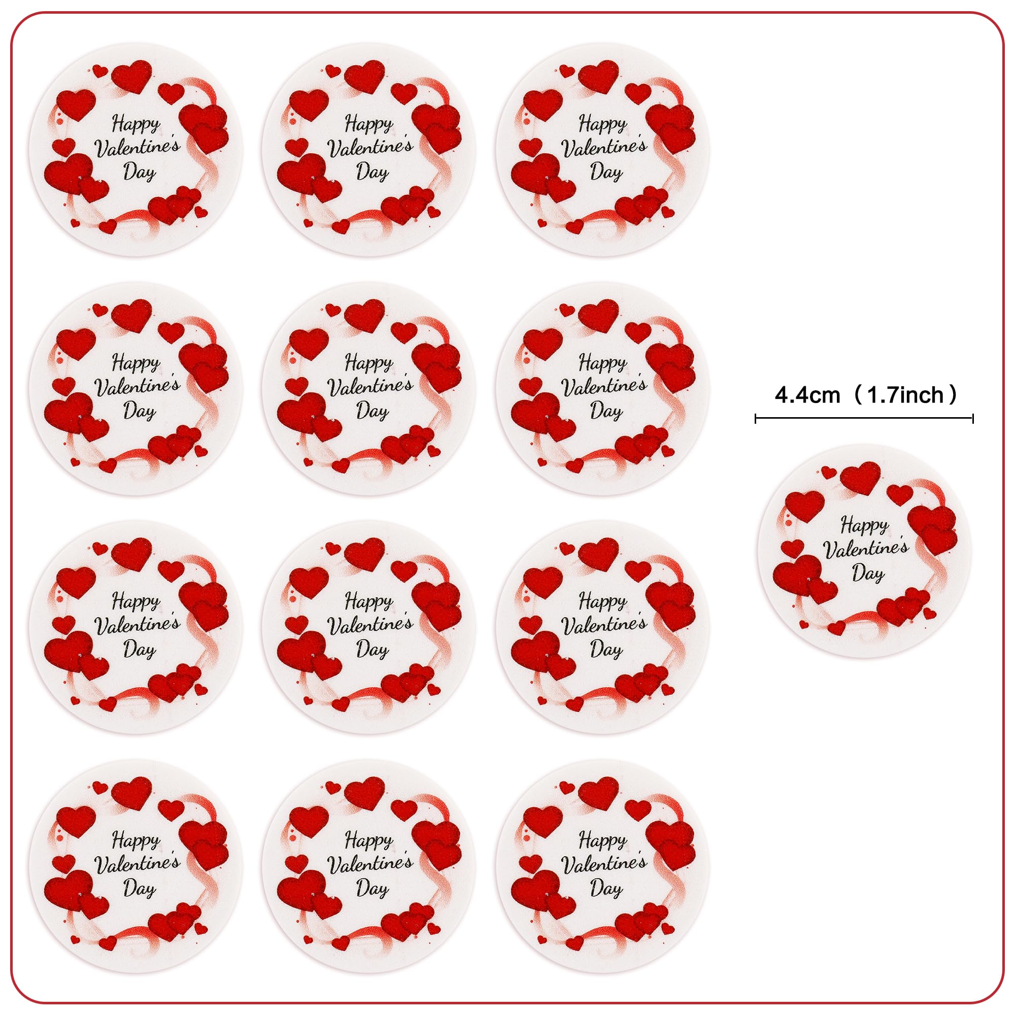Ercadio Valentine cupcake toppers ready to decorate party treats.