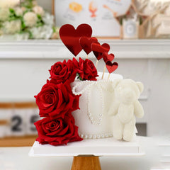 Ercadio valentines-themed cake toppers add romance to cupcakes and desserts.