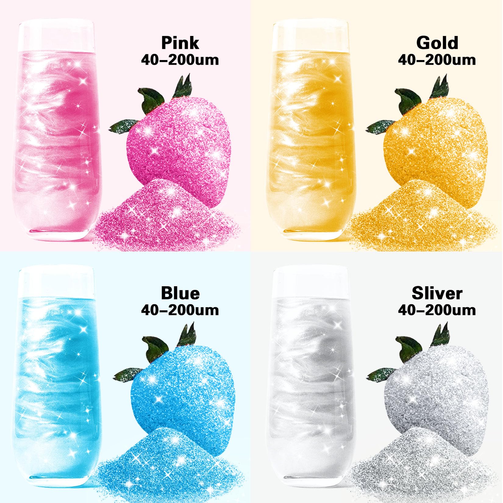 ERCorArt edible glitter spray gold bottle creates a luxurious metallic finish for desserts.