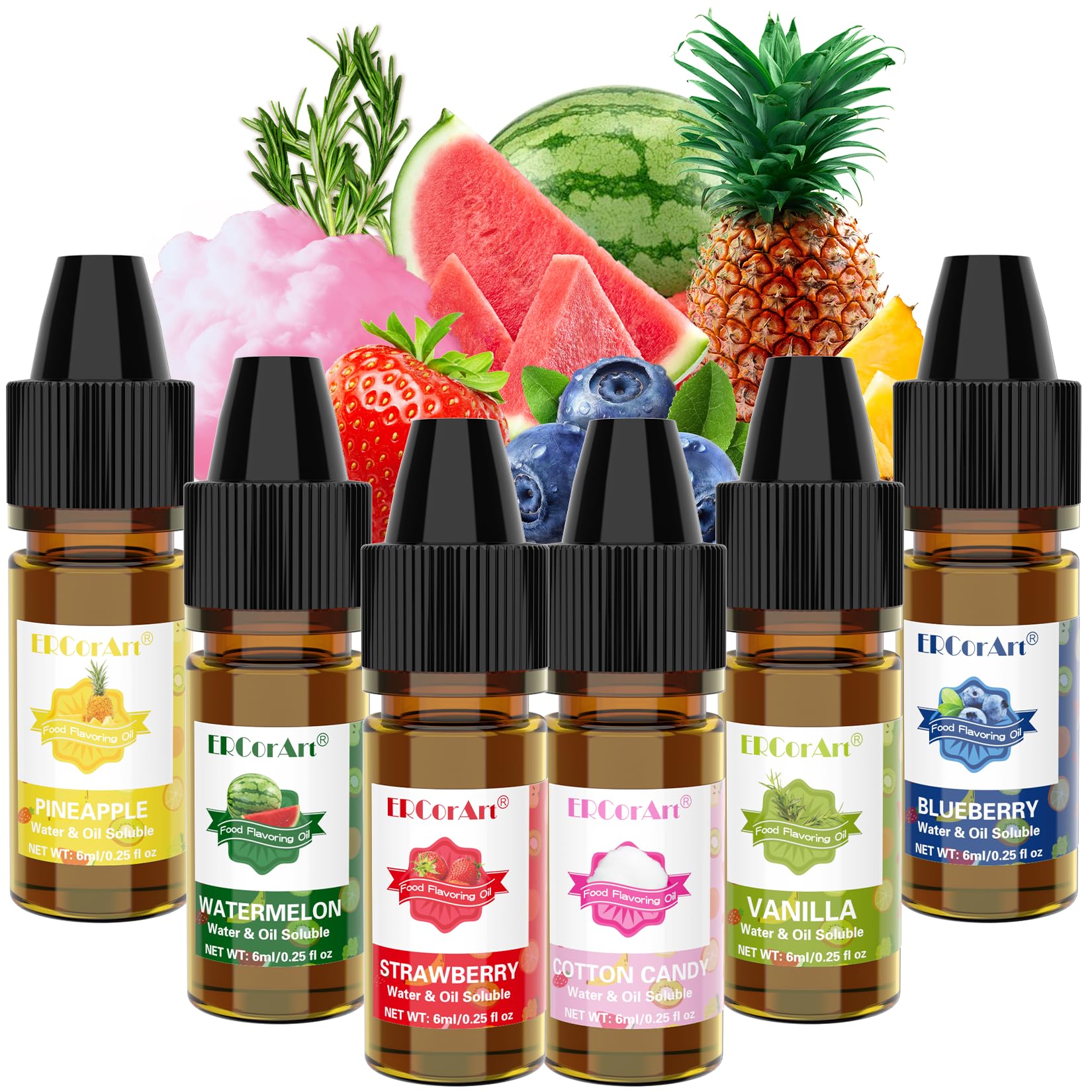 ERCorArt Pineapple flavor oil for baking and drinks, aroma that lifts desserts