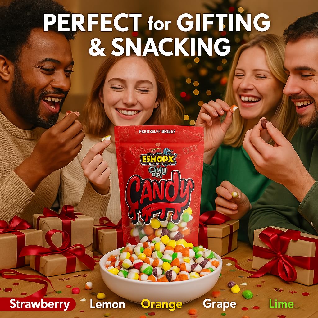 EShopX Rainbow Crunch Candy has become a trending gourmet treat.