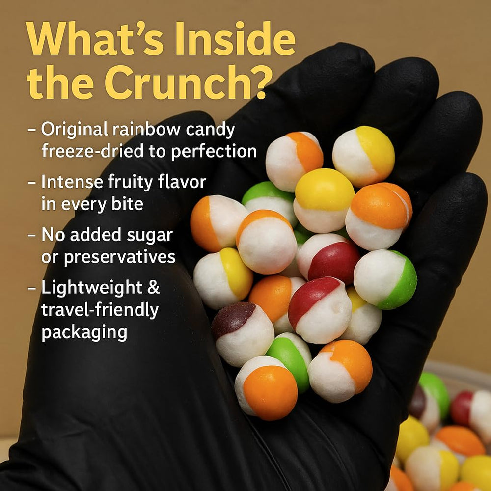 Party centerpiece snack with playful rainbow crunch for guests