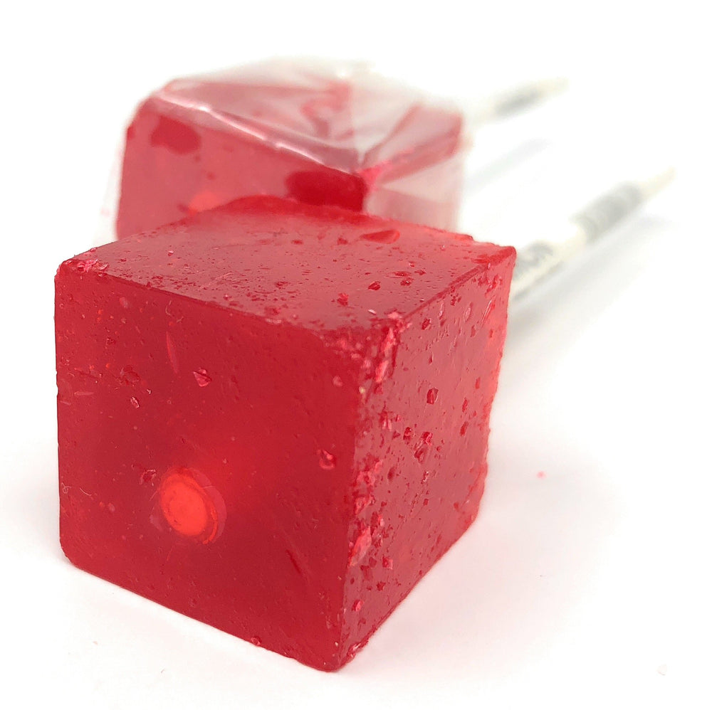 Espeez hard candy cube lollipop in cinnamon flavor, 24-count, perfect for parties