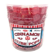 Espeez cinnamon cube pop, a classic old-fashioned treat perfect for parties.