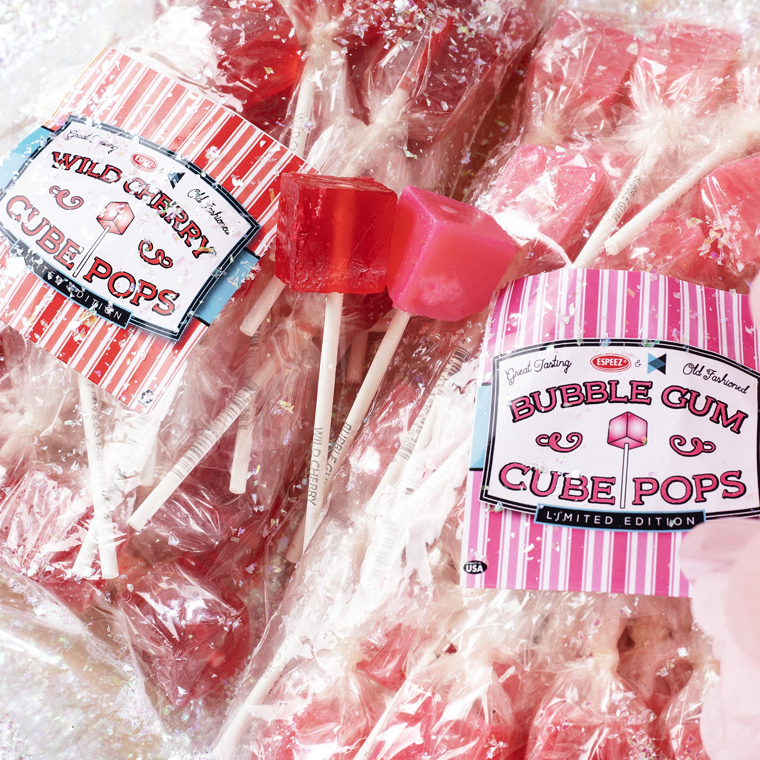 Espeez cube pops add color to any event, perfect for birthdays and weddings