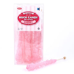 Espeez pink cherry rock candy stick giant size ideal for party favors