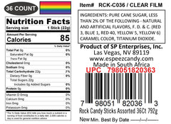 Espeez rock candy sticks purple palette ideal for vibrant candy bar themes