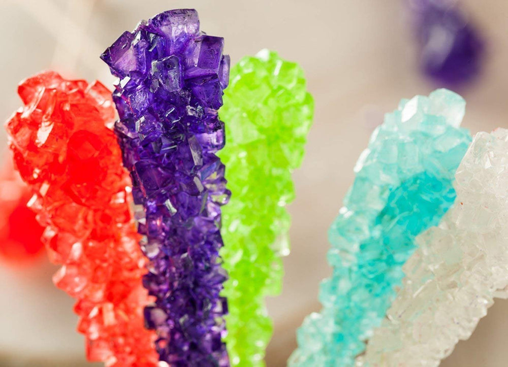 Espeez rock candy sticks seven flavors including grape and watermelon