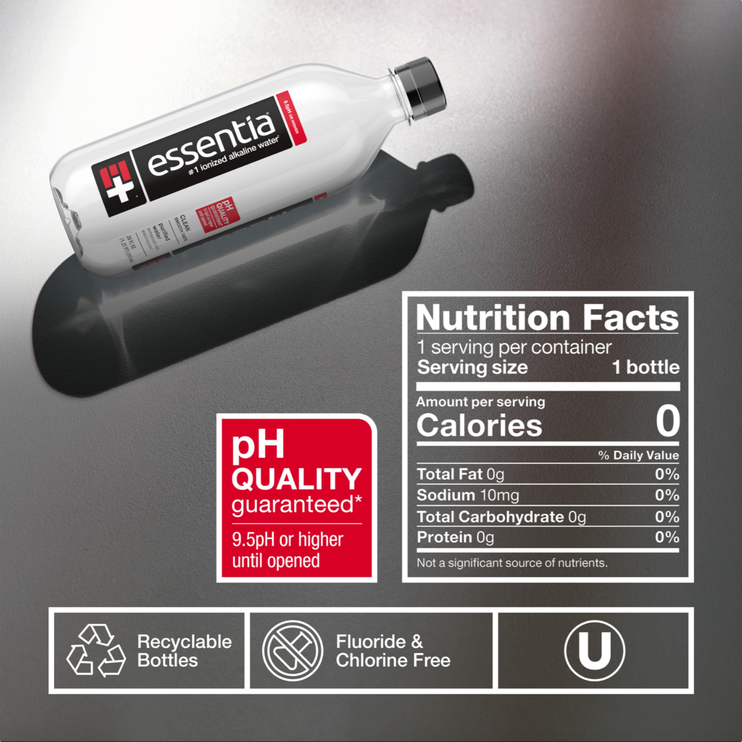 Essentia Water 24-pack ready for bulk shipment and events