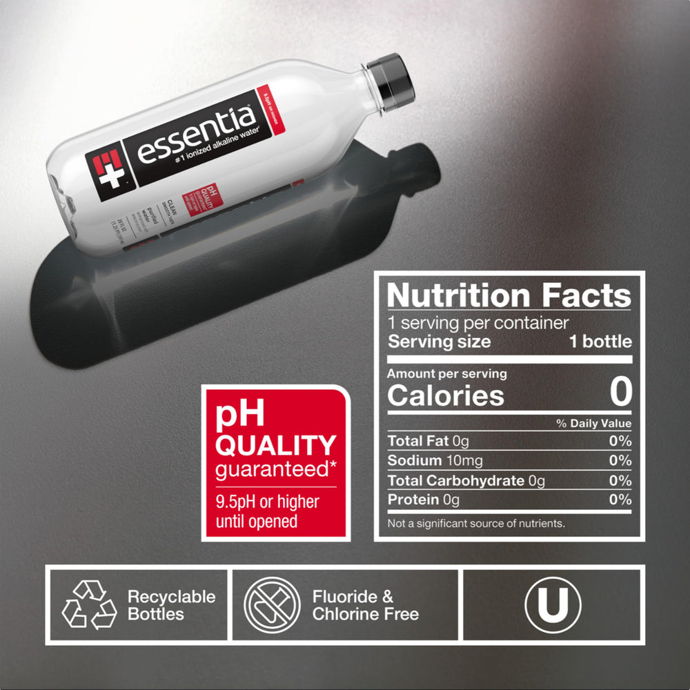Essentia Water 24-pack ready for bulk shipment and events