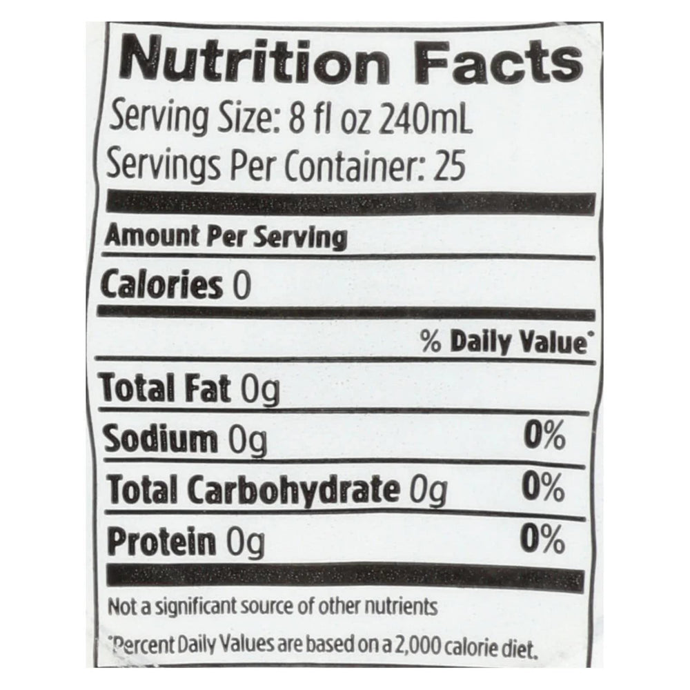 Essentia Water bottle close-up highlights 9.5 pH ionized water for better taste.
