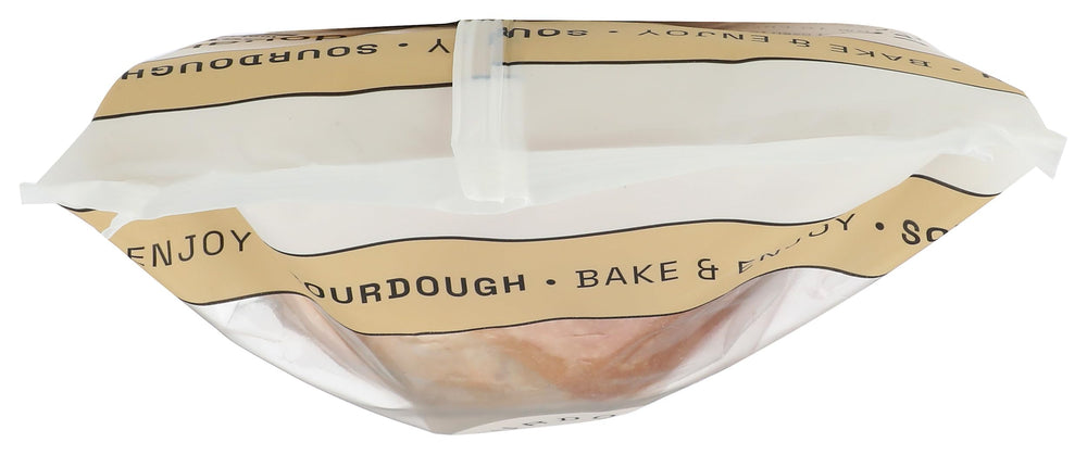 Essential Baking Company 16 oz loaf in oven-ready scene ready to finish at home.