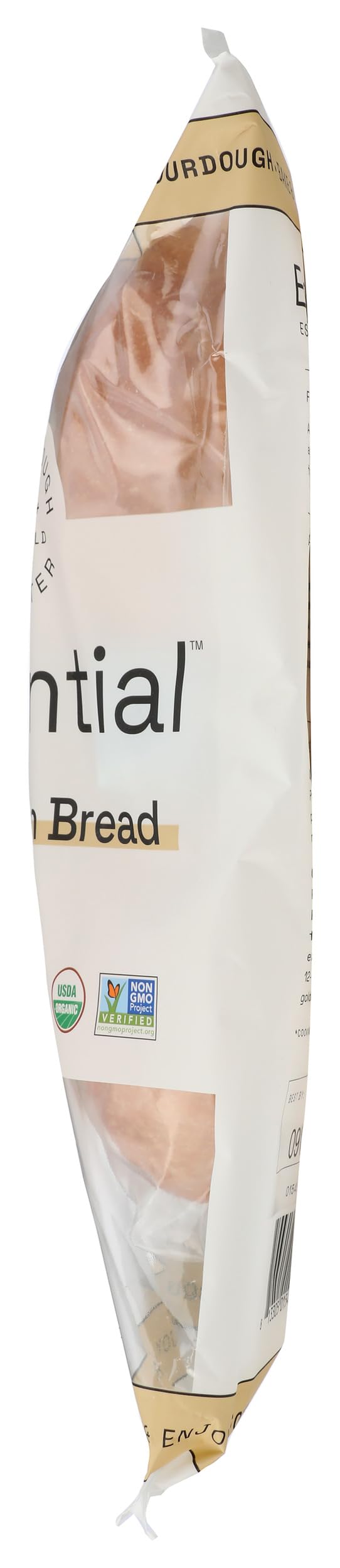 Essential Baking Company sliced bread on cutting board inviting quick sandwiches or toast.