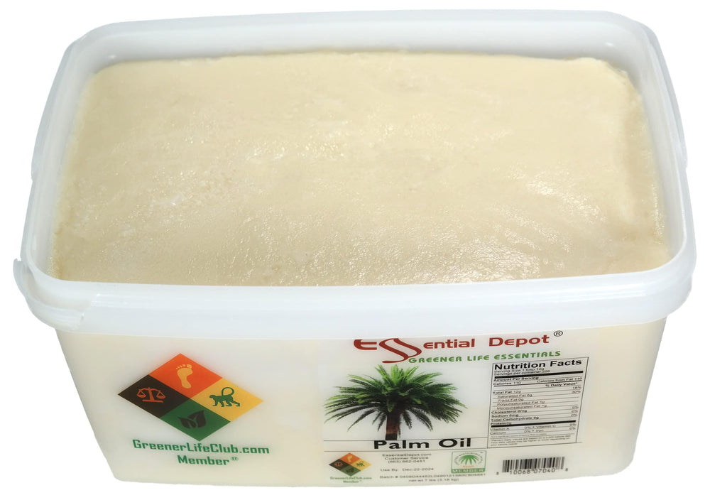 Essential Depot Palm Oil origin notes from Malaysia or Indonesia.