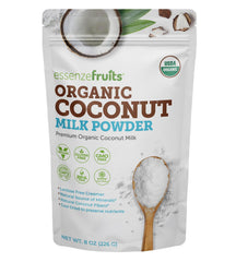 Essenzefruits coconut milk powder bottle for dairy-free cooking and baking