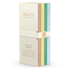 Ethel M Luxe Library packaging on display, premium gift ready.