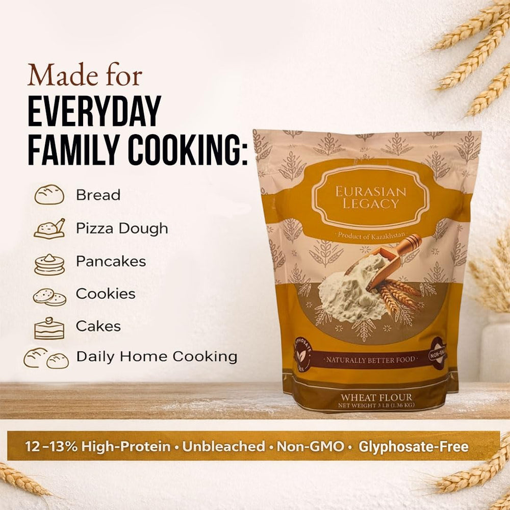 Eurasian Legacy clean-label flour enables simple, worry-free baking.