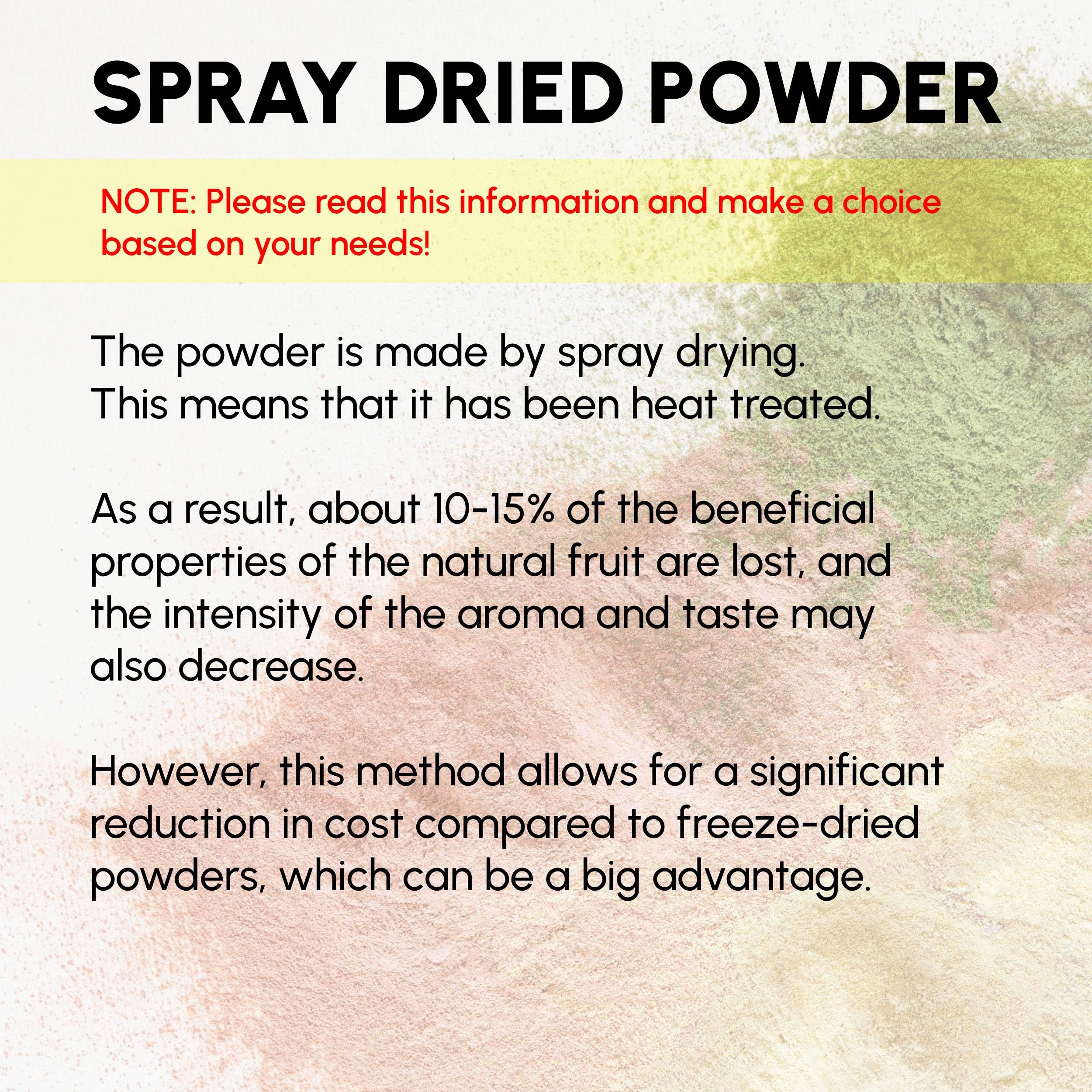 EVADY Avocado Powder stored in a jar emphasizes long shelf life and freshness.