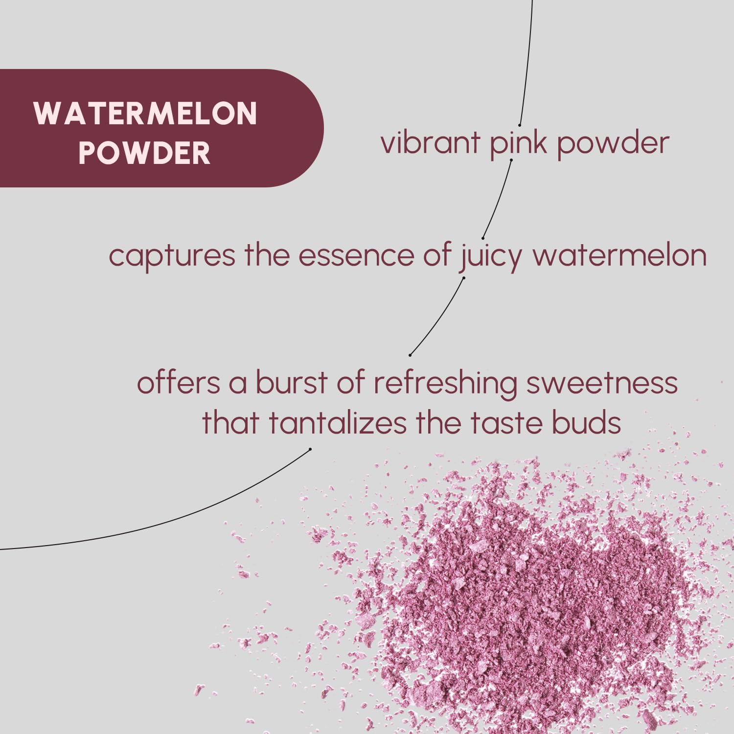 EVADY Watermelon Powder mixed drink in a glass highlighting natural color.